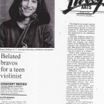Bergen Record, January 14, 1996